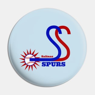 Defunct Salinas Spurs Baseball 1984 Pin