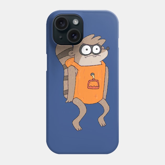 Regular Show - Rigbaby Muscle Mentor Phone Case by surfinggiraffecomics