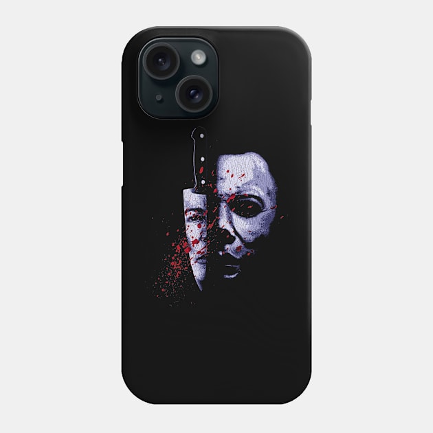 Slasher Mask Horror Phone Case by sarsim citarsy