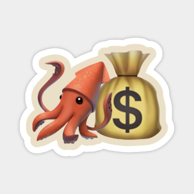 Squid Worthy Magnet by MooseFish Lodge