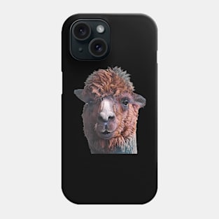 Alpaca Cute Portrait Phone Case