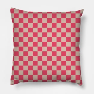 Pink Cube Pattern Pillow