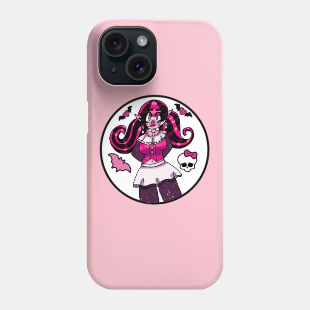 Draculaura Phone Case by Shard Art