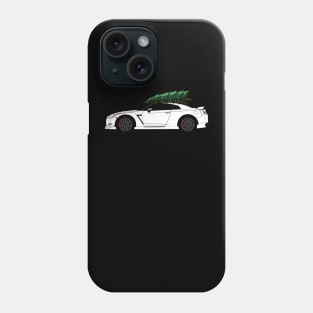 Funny Christmas Ugly Sweater R35 GTR Skyline Tree on Car Phone Case