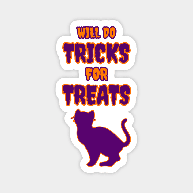 Cats Will do Tricks for Treats Magnet by Designs_by_KC