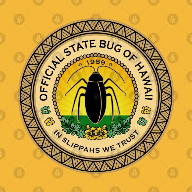 Official State Bug of Hawaii Seal by badtuna