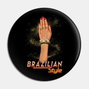 Brazilian, Fashion, Nail Polish, Woman, Gift Pin