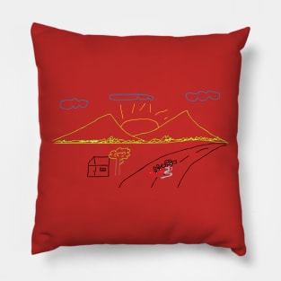 nature stickman Pillow