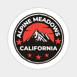Alpine Meadows Ski Snowboard Mountain California Yosemite - Travel Magnet