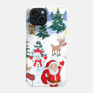 A Joyful Christmas Celebration Phone Case