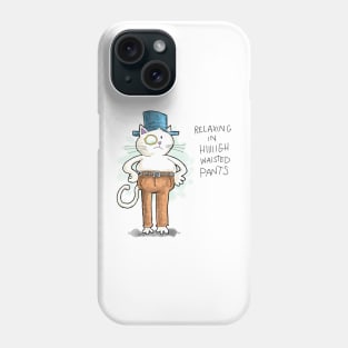 Dapper Cat - High Waisted Phone Case