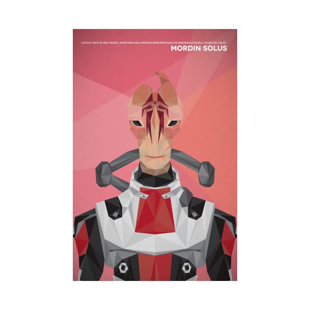 Geometric Mordin Solus by sparkmark