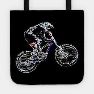 mtb downhill Tote