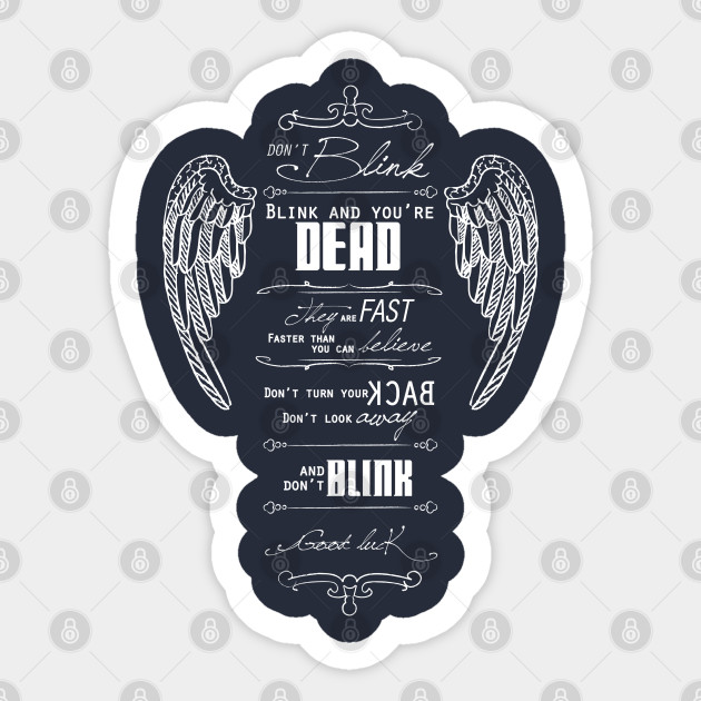 Don't Blink - Doctor Who - Sticker