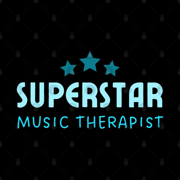 Music Therapist Superstar – Typography – Peach by bumpyroadway08