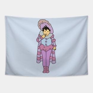 Little Nemo in Costume (Purple and Blue) Tapestry