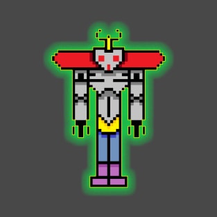 8-Bit Robot by Basement Mastermind T-Shirt