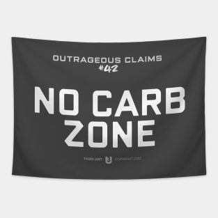 No Carb Zone Tapestry