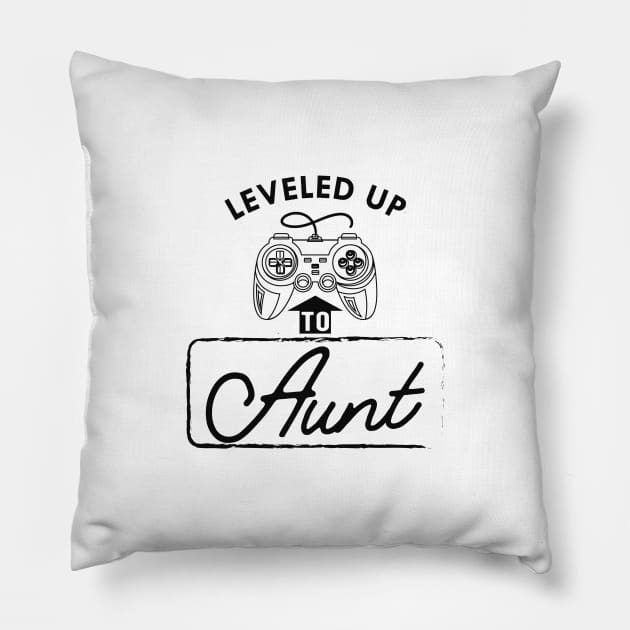 New Aunt - Leveled up to aunt Pillow by KC Happy Shop