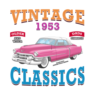 Vintage Classic Car Garage Hot Rod Novelty Gift T-Shirt