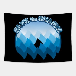 Save the Sharks Tapestry