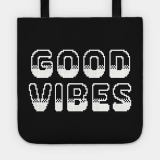 Good Vibes Classic Video Game Graphic White Tote