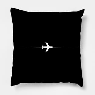 Aviation Minimalist Cross Airplane Design Pillow