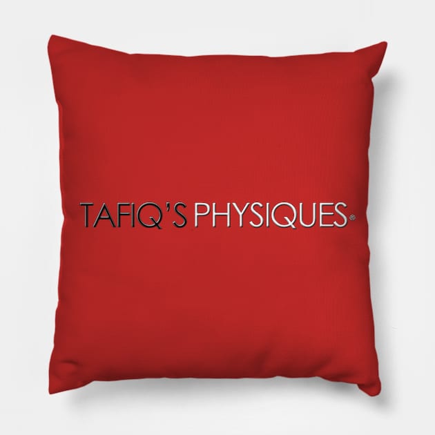 Tafiq's Physiques Blk Wht Pillow by Tafiq