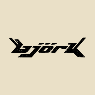 Bjork Logo Black T-Shirt