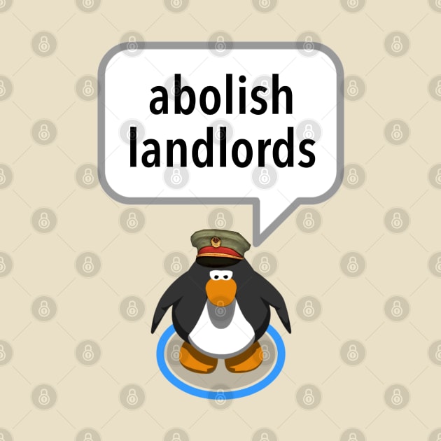 Abolish Landlords - Club Penguin by Football from the Left