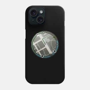 Grand Theft Auto Mini-Map Design Phone Case