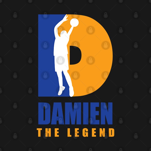 Damien Custom Player Basketball Your Name The Legend by Baseball Your Name