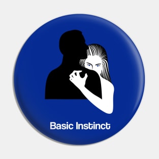 Basic Instinct Minimalist Movie Fan Art Sharon Stone Pin