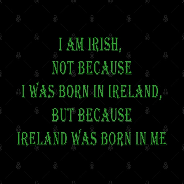 Ireland was born in me by valentinahramov