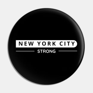 NYC City Strong (Dark Colors) Pin