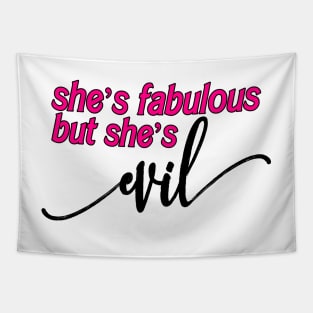 She’s Fabulous but She’s Evil Regina George Teen Mean Girls Sticker Tapestry