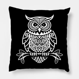 Maori Owl Pillow