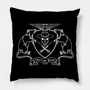 Doctor Beak Coat of Arms Pillow