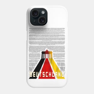 Berlin Brandenburg Gates Illustration Phone Case