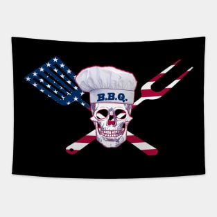 bbq pirate style with an American twist Tapestry