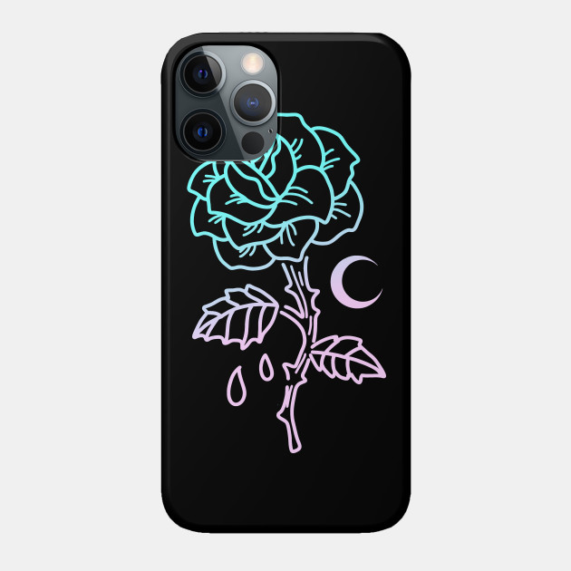 Pastel Goth Flower Emo Aesthetic Clothes Rose - Aesthetic - Phone Case