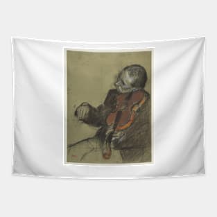 Violinist, Study for "The Dance Lesson" Tapestry