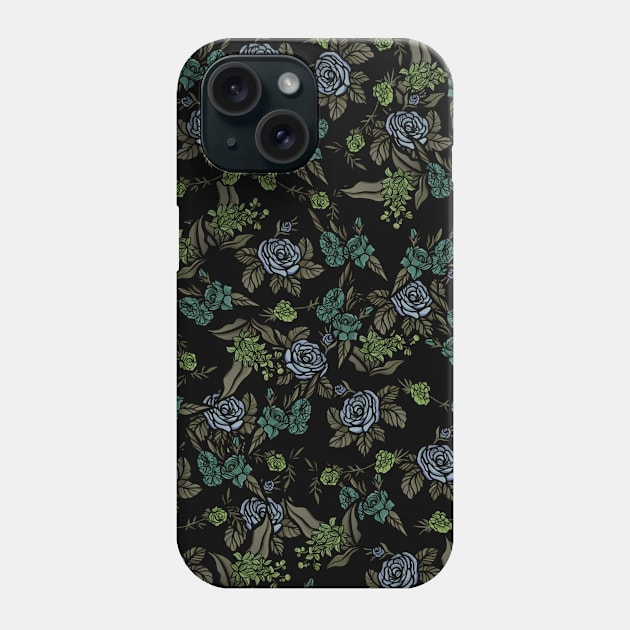 Green Earth Floral Phone Case by bubbsnugg