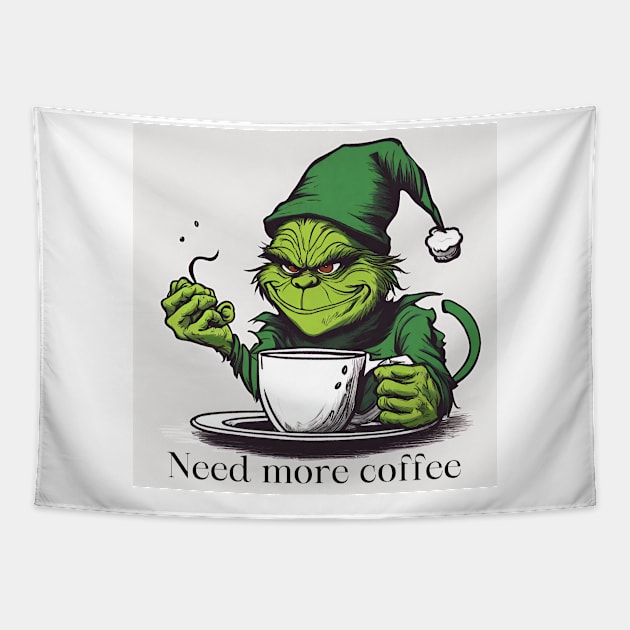 Need more coffe Tapestry by blaurensharp00@gmail.com