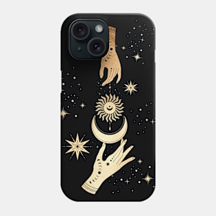 Sun, Moon & Stars • Tarot & Modern Witch Symbols Phone Case