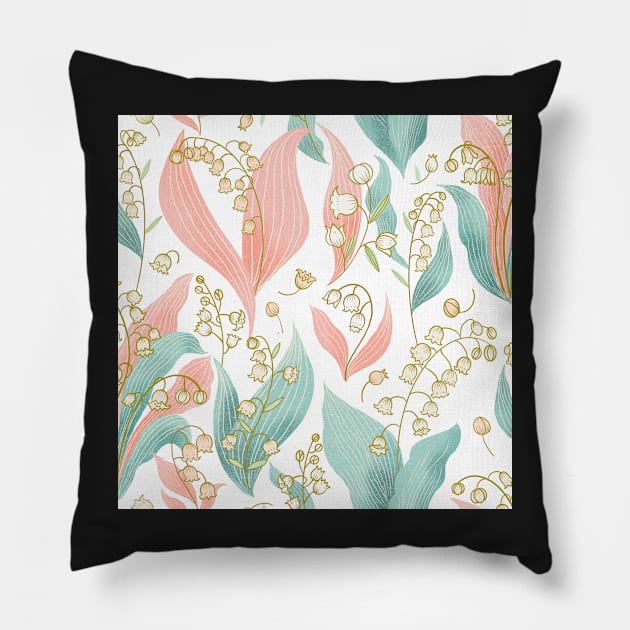 Lily blooms Pillow by Papergrape