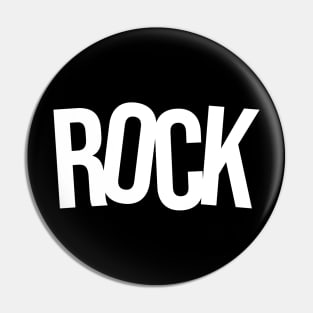 rock logo design Pin