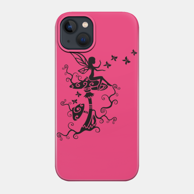 FAIRY AND MAGIC MUSHROOMS BUTTERFLY ELVES WITCHCRAFT - Fairy - Phone Case