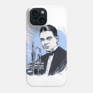 Bix Beiderbeck - An illustration by Paul Cemmick Phone Case