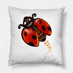 Single lady bug Pillow